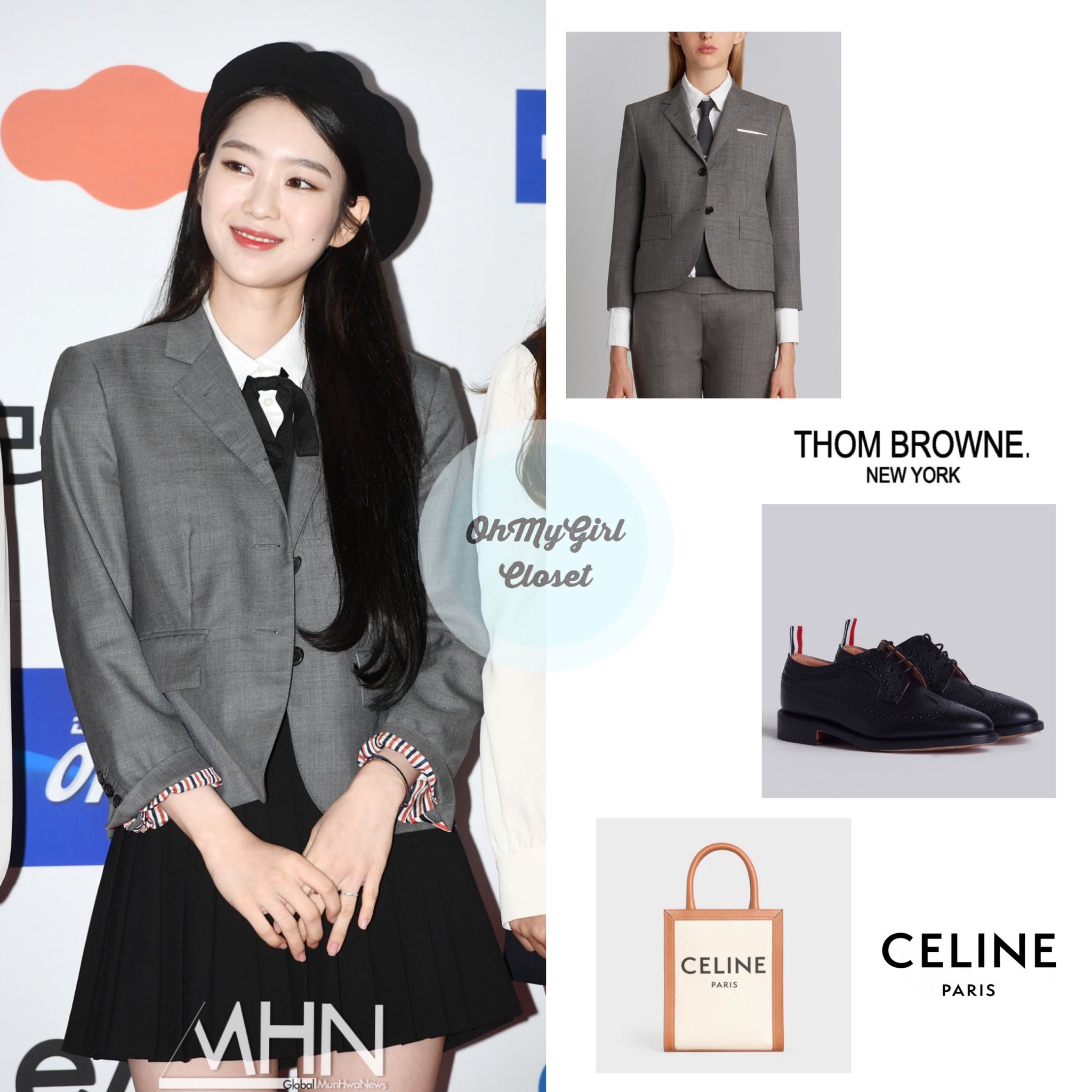 Oh My Girl Pro 🌺🍇💐 on X: Jiho's fashion for today Thom Browne