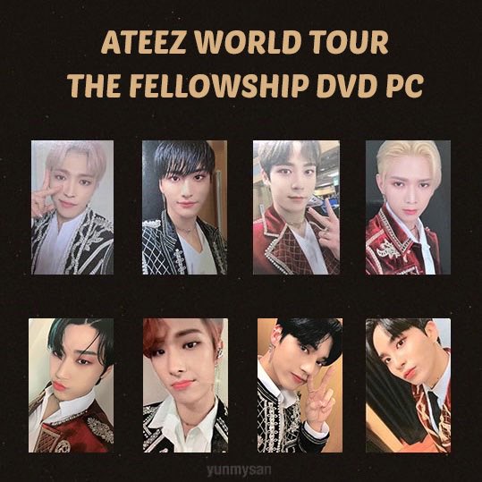 ateez world tour the fellowship: map the treasure seoul dvd