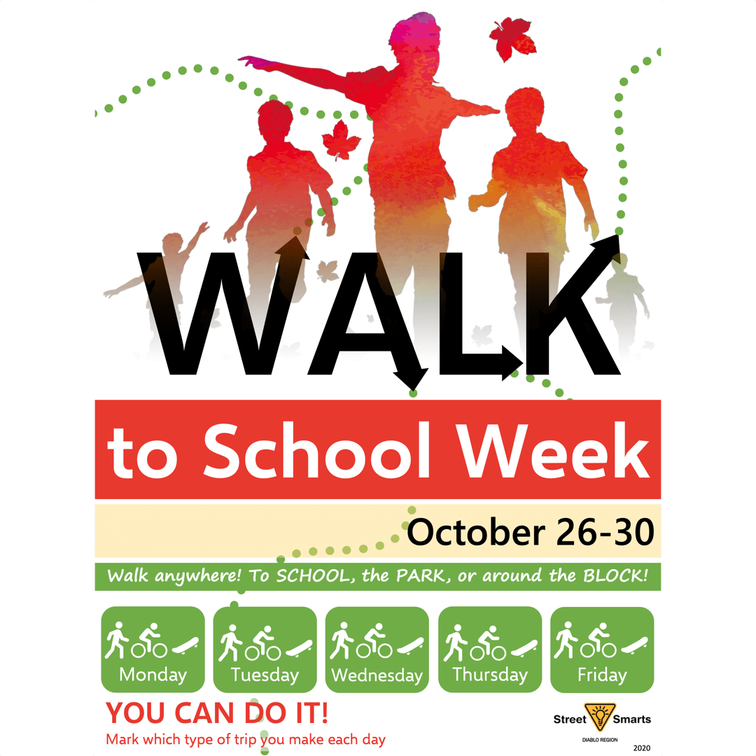 Walk to School Week 2020 - October 26-30 (English)