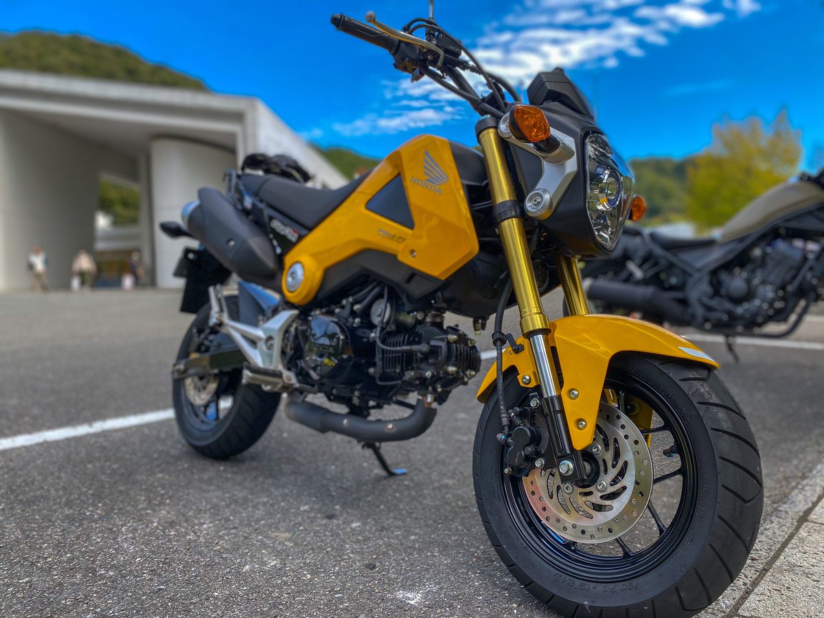 kan_shin248's tweet photo. 本日グロム納車でした！！

可愛い最高！

グロム乗りの方々よろしくお願いします！ https://t.co/46miAyG1M1