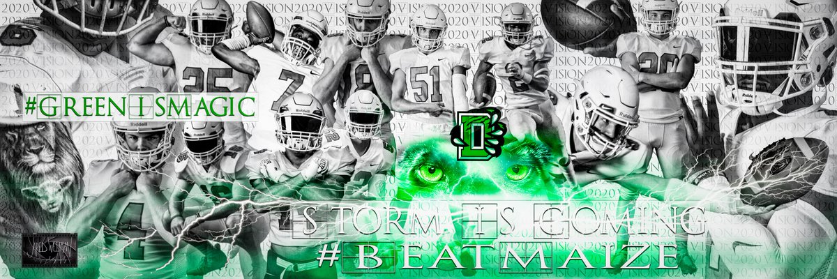 Weinman_photos's tweet photo. Big Game on the horizon in Panther Country! Showdown for league championship in Maize Kansas USA under those Friday Night Light. A Storm is Coming....
#WTD #GreenIsMagic #2020Vision #PantherPride #BeatMaize #DerbyPantherFootball #GameDayPromo https://t.co/LnLPE5btzR