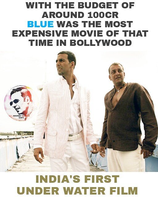 #12YearsOfBlue - A 100 Cr Budget Movie , One Of Most Expensive Movie Of Bollywood in Last Decade 👏 
@akshaykumar Sir @duttsanjay @LaraDutta #KatrinaKaif #Zayedkhan