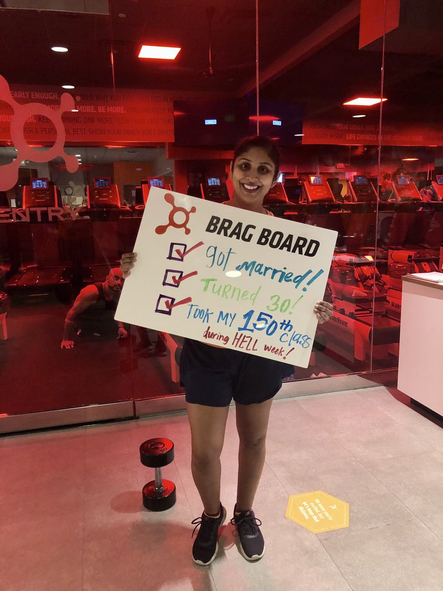 umas0829's tweet image. 150 classes completed under the orange lights!! Thank you @orangetheory for making working out fun (and safe)! 88,789 calories burned and counting!! #hellweek2020 #otf #fitfam #doitforthesplats