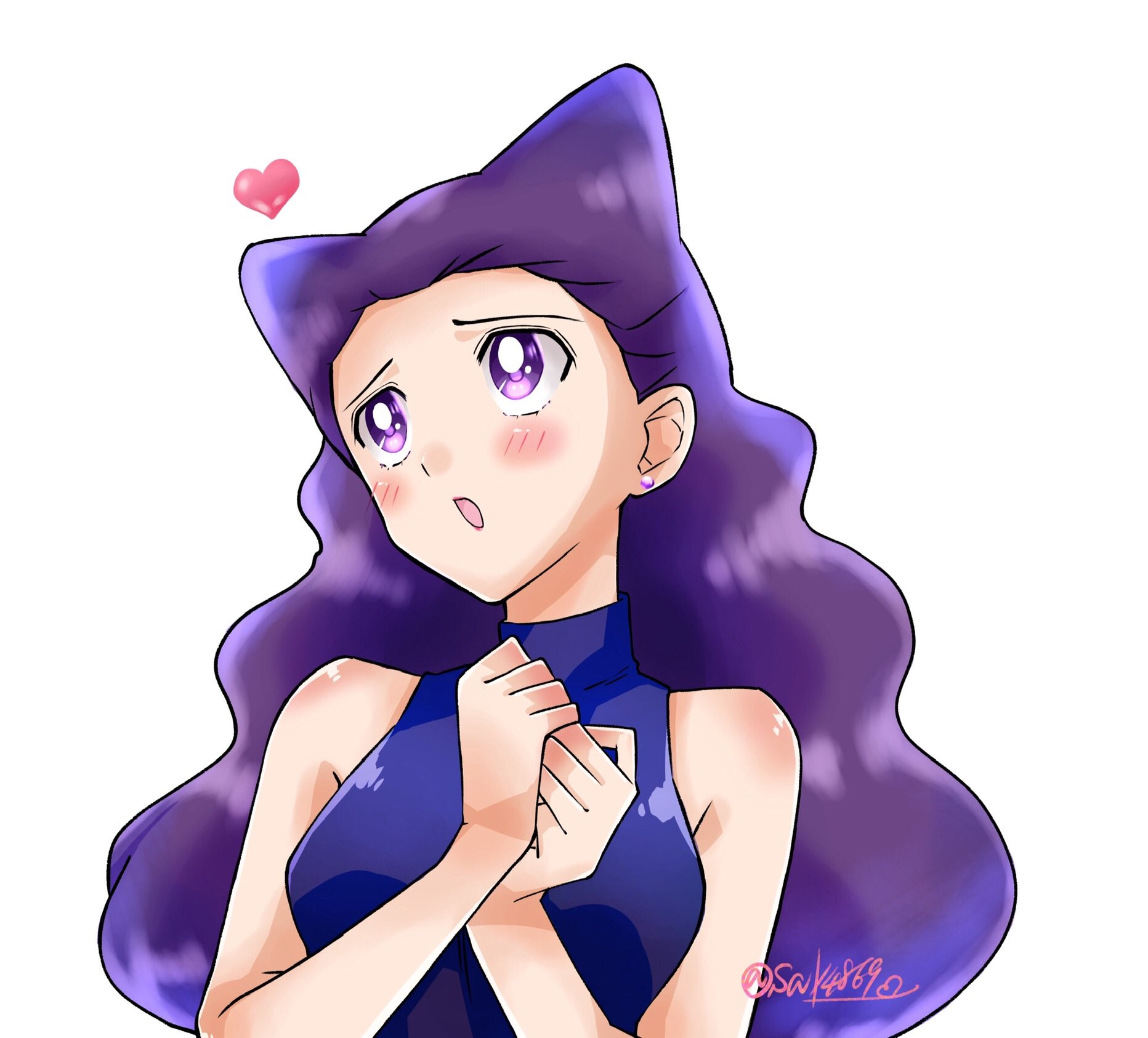 ブラレ&amp;あやかしの四姉妹❤️/手描きイラスト/イラストオーダー/ ブラレ&あやかしの四姉妹❤️/手描きイラスト/イラストオーダー