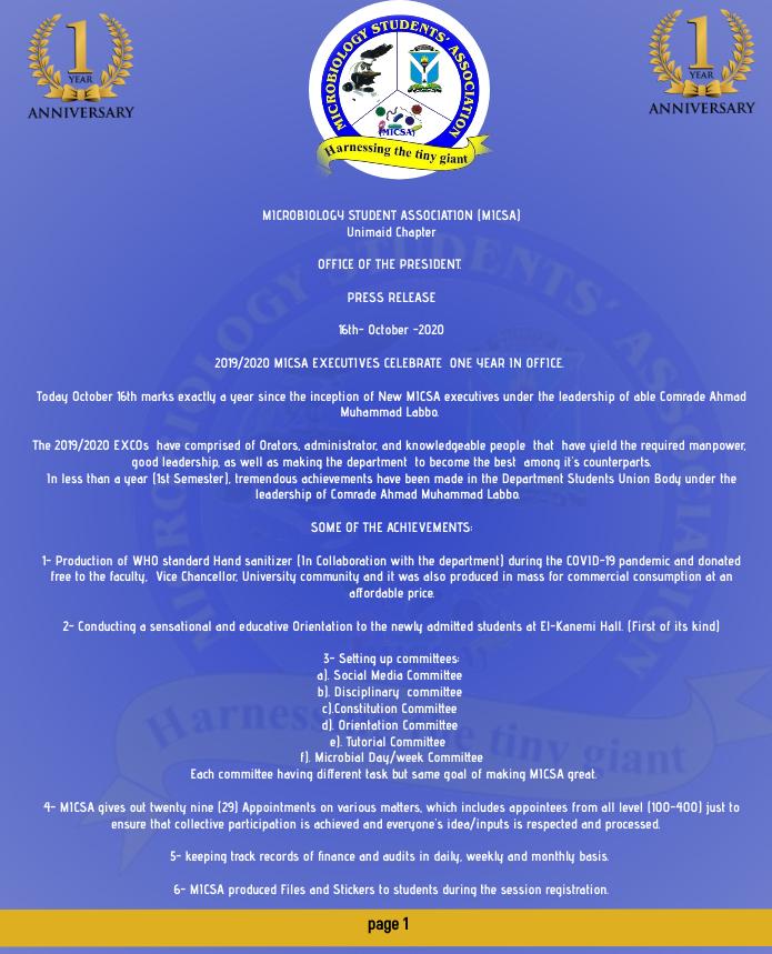 Microbiology Unimaid tweet media