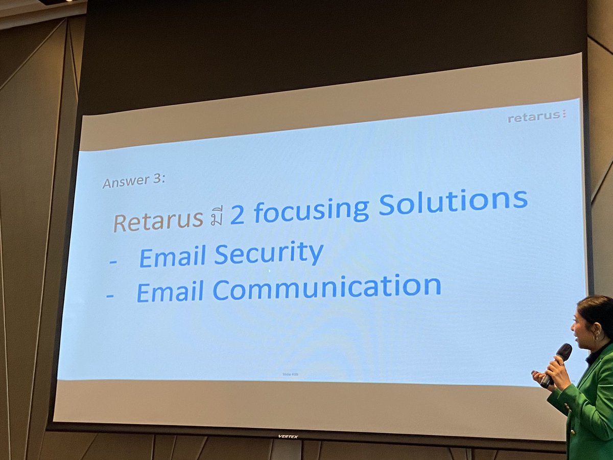 iPhonemods's tweet photo. โปรดักของ raturus โฟกัส 2 อย่างหลักคือ email security, email communication #systems2000 #ratarus #ratarusthailand https://t.co/9ccGonMCw4