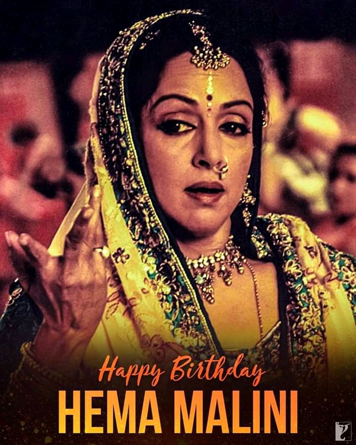 Wishing you a Happy Birthday Hema Malini....... 
