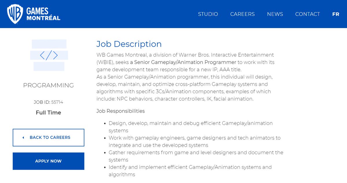 WB Games Jobs, Careers, and Employment