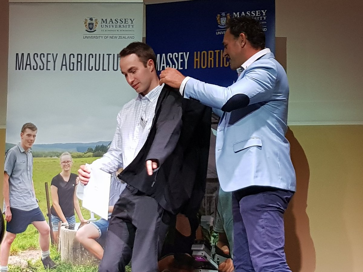 Massey Ag Student of the Year 2020! William Robertson. Well done Will! #MasseyAg #MasseyUni