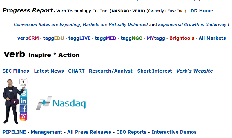 InteractiveVid2's tweet photo. $VERB https://t.co/246KHxIM9e @VerbTech_co #InteractiveVideo #SalesTool #CRMsales #SalesSuccess #Growth #InAppPurchasing #TechInnovation #futuretechnology
VERB DD, News & Updates
https://t.co/A1Emkylj3t https://t.co/fLmbrbEbtt