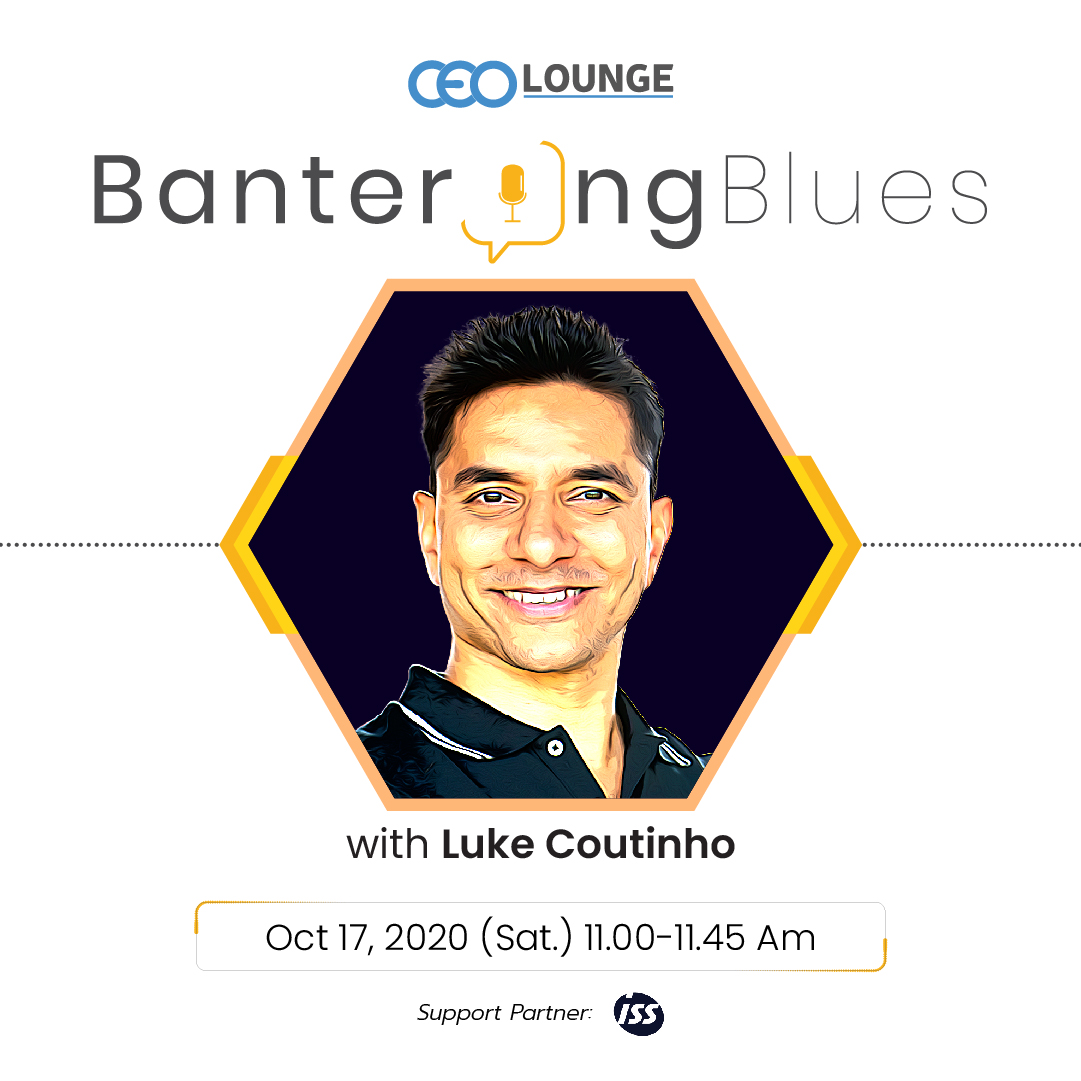 Lifestyle transformation specialist <a href="/LukeCoutinho17/">Luke Coutinho</a> is getting ready to share a story at the #BanteringBlues. Click to block your seat: bit.ly/3j15GpZ
