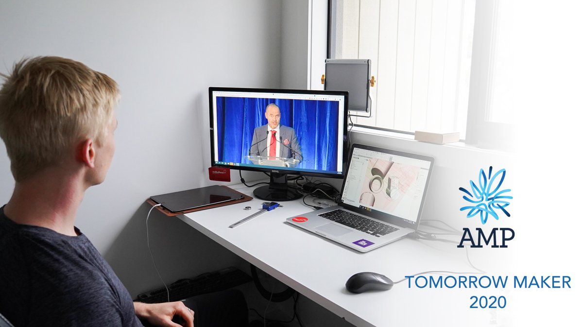 Receiving awards iso-style.  Our founder <a href="/RyanKTilley/">Ryan Tilley</a> has been named one of the 2020 <a href="/AMPFoundation/">AMP Foundation</a> Tomorrow Makers.

Sharing $1mill in grants with 39 other amazing Australians, this will help us to make Gecko Traxx available globally.

Check it out here: ampstomorrowfund.com.au/tomorrow-maker…