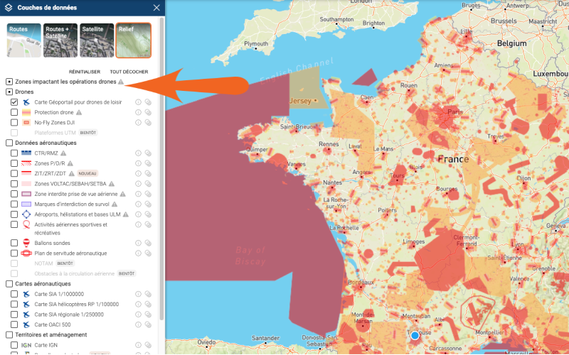 DroneKeeper's tweet photo. Toujours avec le soucis de répondre aux besoins des télépilotes, nous avons amélioré l'affichage des couches de données.
https://t.co/HOaLMTNPkY

#drone #uav https://t.co/10c5LLu3XD