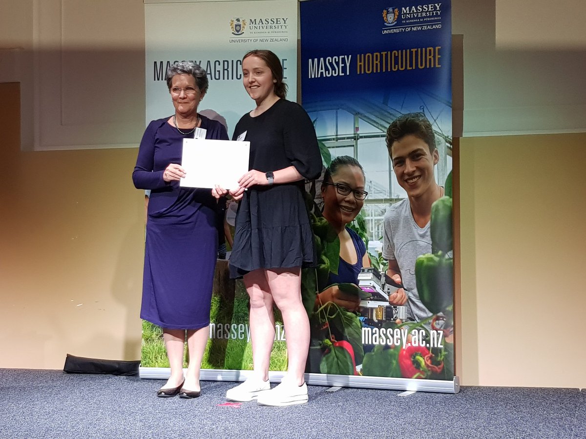 Well done Maddison Carrick on winning the prestigious William Gerrish Award at the Massey Ag Awards 2020! Fantastic winner #MasseyAg #MasseyUni