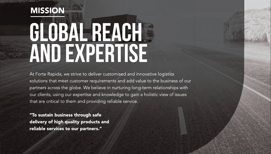 forterapida's tweet photo. We strive to be committed to carrying out our vision and mission by providing the highest quality services to serve the logistics industry and the public.  #quality #safetyfirst #sustainability https://t.co/qlj0gW7j3I