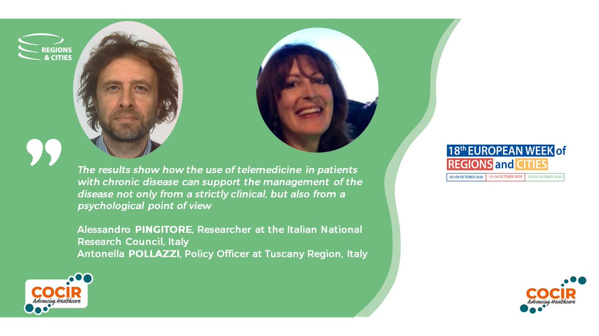 Europe’s regions and Member States must act now to build better systems that ensure high-quality patient-centric healthcare. Presentations from our #EURegionsWeek event are available here cocir.org/media-centre/e… #EUStructuralFunds #EuropeanRecovery  #EU4Health #NextGenerationEU