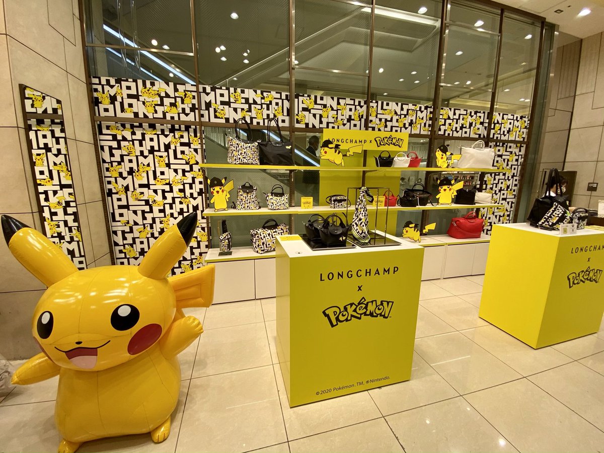 かぶ1000 ロンシャン ポケモン期間限定ショップがjr名古屋高島屋に期間限定で出てます 500個限定のバックもまだ売ってました メルカリでは定価以上で取引されてますね