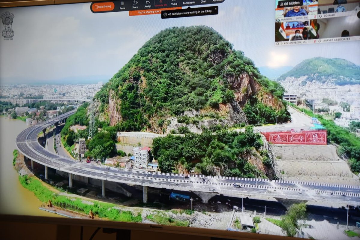 Nitin Gadkari (@nitin_gadkari) on Twitter photo 2020-10-16 08:36:17 The 2.5 Km long Kanaka Durga Flyover in Vijayawada will reduce the travel time from 30-45 mins to just 5 minutes. #PragatiKaHighway The 2.5 Km long Kanaka Durga Flyover in Vijayawada will reduce the travel time from 30-45 mins to just 5 minutes. #PragatiKaHighway