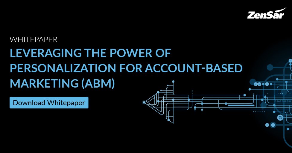 Read this insightful whitepaper authored by
@vishal_machewad to learn how global brands can leverage the power of personalization for #ABM. Click here: https://t.co/r8ynlMmlo9
#Marketing #ABMStrategies #Hitech #HTMatZensar #HTM https://t.co/xyV4t6FNm6