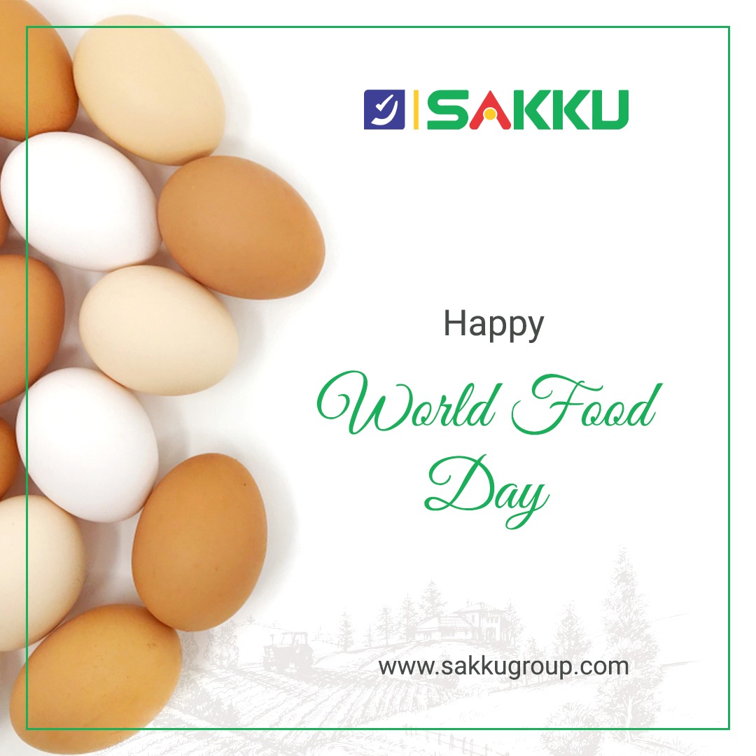 SakkuEggs's tweet image. Food is an important part of a Balanaced Diet!
Sakku Group wishes you great health this &quot;World Food Day&quot;.
.
.
.
.
.
.
#eggsforgoodhealth #eggsforimmunity #vitaminD3 #D3eggs #WorldFoodDay
For Franchise details call on : 8008499799
--&amp;gt;&amp;gt;sakkugroup.com
