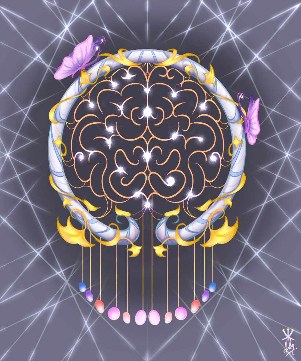Kartist301's tweet photo. #Gemini #Dreamcatcher!
I know it’s been a while since the last one, but it’s kinda tough representing the entanglement of thought #strings going on inside their head. ♊️ 👯
#art #artoftheday #artwork #arts #artwork #artofvisuals #artist #drawing #painting #digitalart #zodiac https://t.co/Up4n3pPwGR