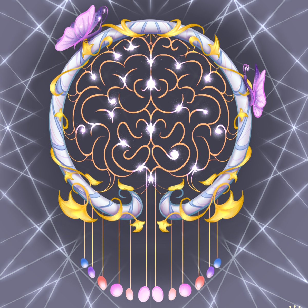 Kartist301's tweet photo. #Gemini #Dreamcatcher!
I know it’s been a while since the last one, but it’s kinda tough representing the entanglement of thought #strings going on inside their head. ♊️ 👯
#art #artoftheday #artwork #arts #artwork #artofvisuals #artist #drawing #painting #digitalart #zodiac https://t.co/Up4n3pPwGR