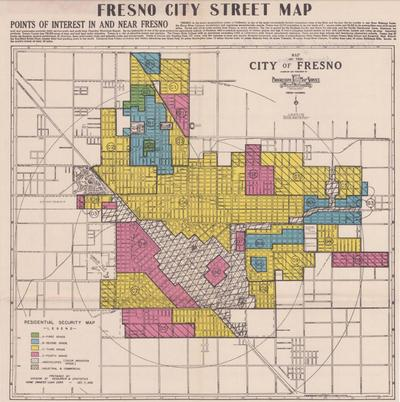 _alexandra201's tweet photo. Did you know that before #Fresno used to separate the #wealthy from the #poor into zones. The poor in the red zones and the wealthy in green zones. Institutional racism and discrimination was happening in our own hometown and we never realized that. #FSSoc https://t.co/XkcQ2Ys0rp