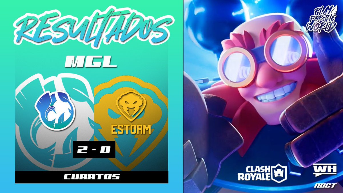 #ClashRoyale | SEMIFINAL !!🥳

Seguimos avanzando sobre <a href="/ESTORM_GG/">ESTORM ⚡</a> con una #Victoria 2-0 🍃 en <a href="/OficialMGL/">Mobile Gaming League</a> Gg's WP 🌬

#PlayForTheWorld