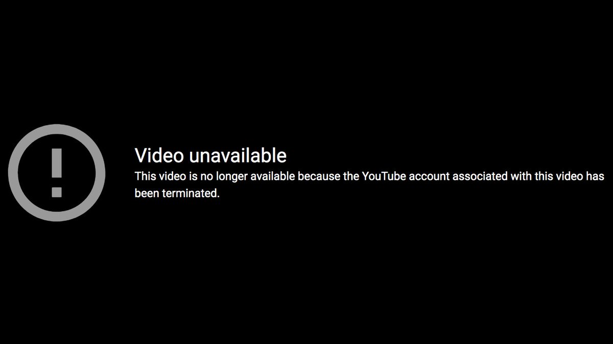 SGTreport's tweet image. Don't do that on @YouTube though because they'll TERMINATE your 10-year old channel in good standing WITHOUT WARNING.