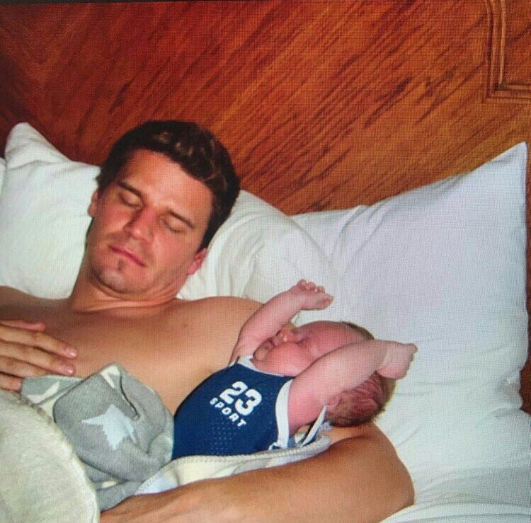 David &amp; Jaden Boreanaz #TBT,  the sweetest thing ❤