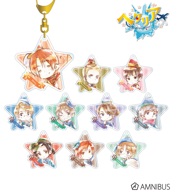 在庫販売】『ヘタリア World☆Stars』「トレーディング デフォルメAni