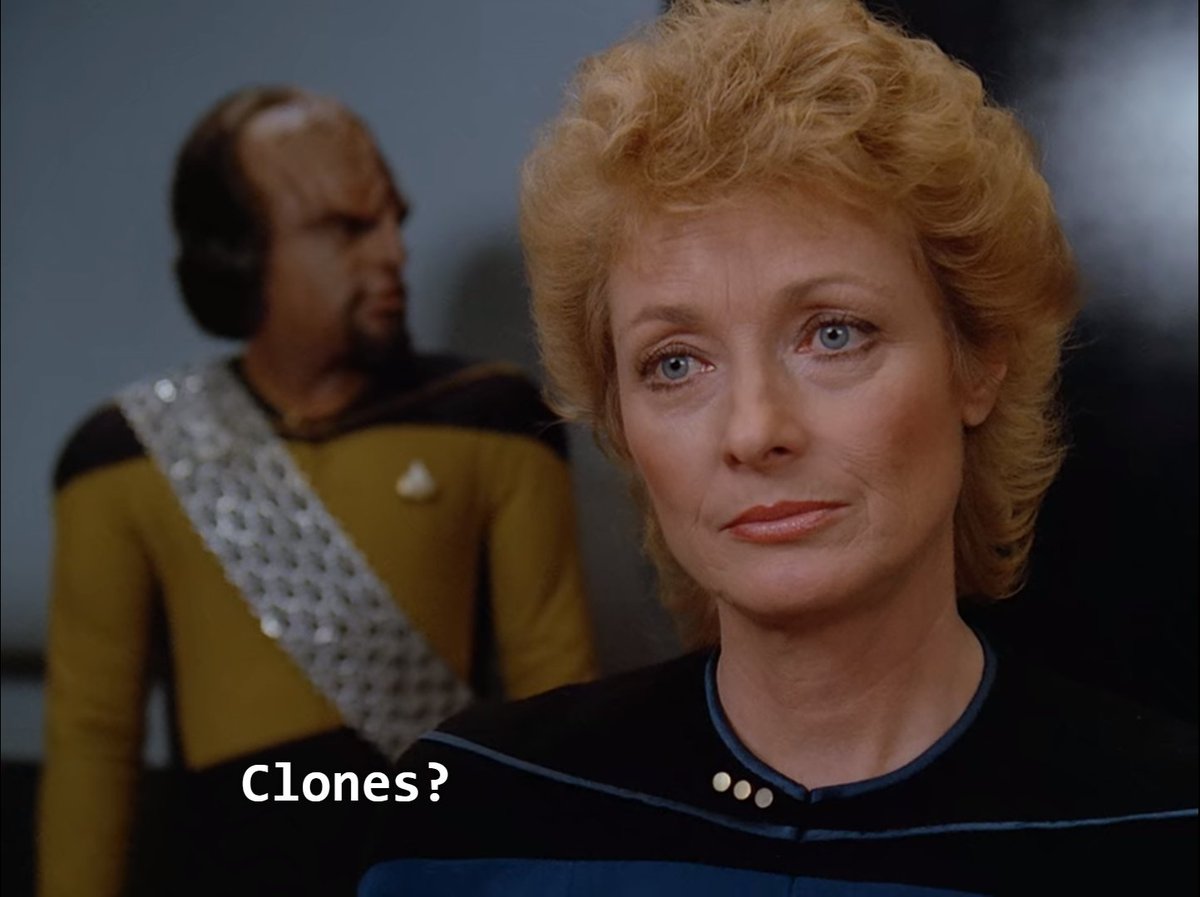 Clones? Clones? Clones.