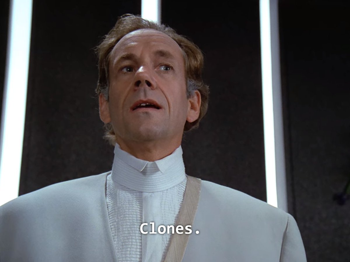 Clones? Clones? Clones.