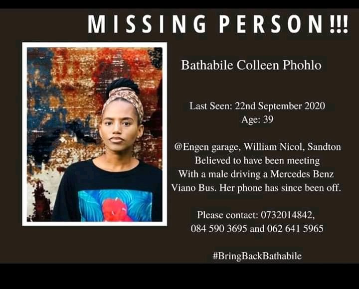 Missing Bathabile Colleen Phohlo Body Has Been Identified. She was stabbled, Burnt And Her Body Was Left At a Dumbsite. More News Will Unfold. #HumanTrafficking #Makhadzi