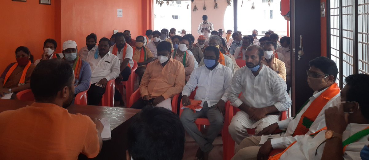 manthriji's tweet image. భద్రాద్రి కొత్తగూడెం జిల్లాలో వరంగల్ - ఖమ్మం - నల్గొండ MLC ఎన్నికల సన్నాహక సమావేశం