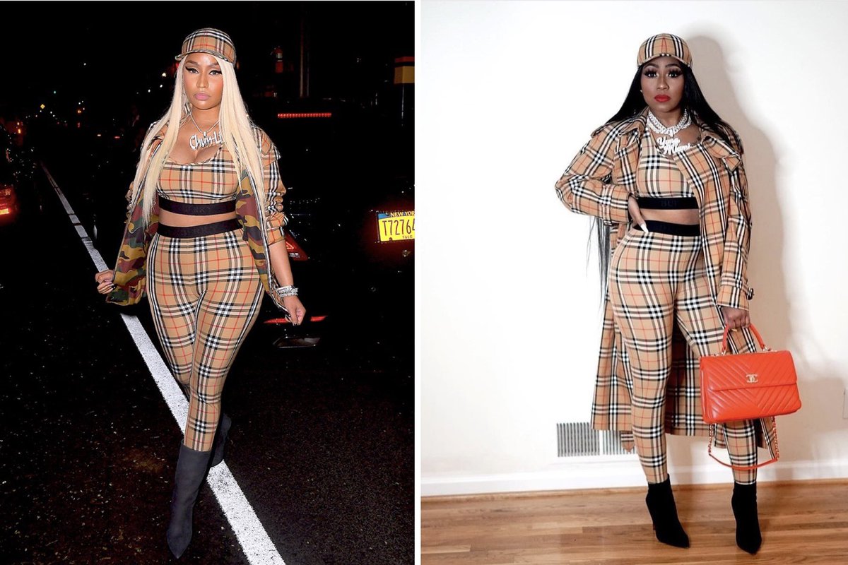 nicki minaj burberry