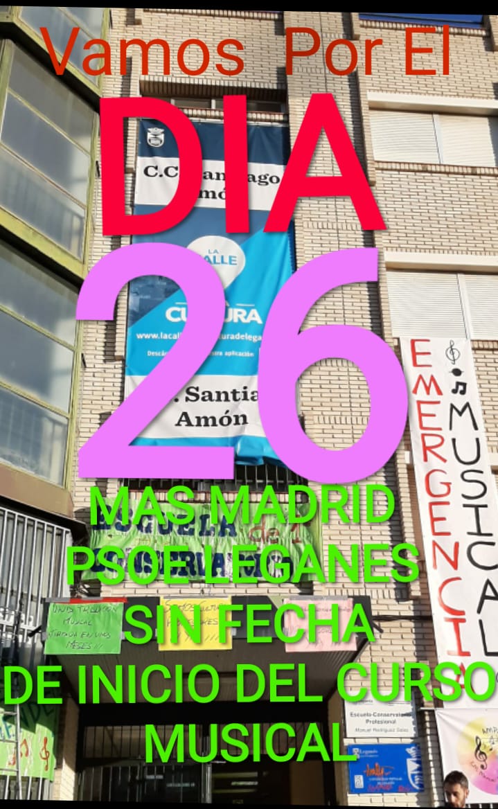 AmpaEM_MRS's tweet photo. MUY GRAVE!!
Casi un mes sin fecha de inicio del CURSO en un centro con más de 800 ALUMNOS en #Leganes.

¿Que estaríamos diciendo si fuese gestión de Ayuso? 

@gpsAsamblea
@MasMadridCM
@Cs_Madrid https://t.co/E4IiYXXW14