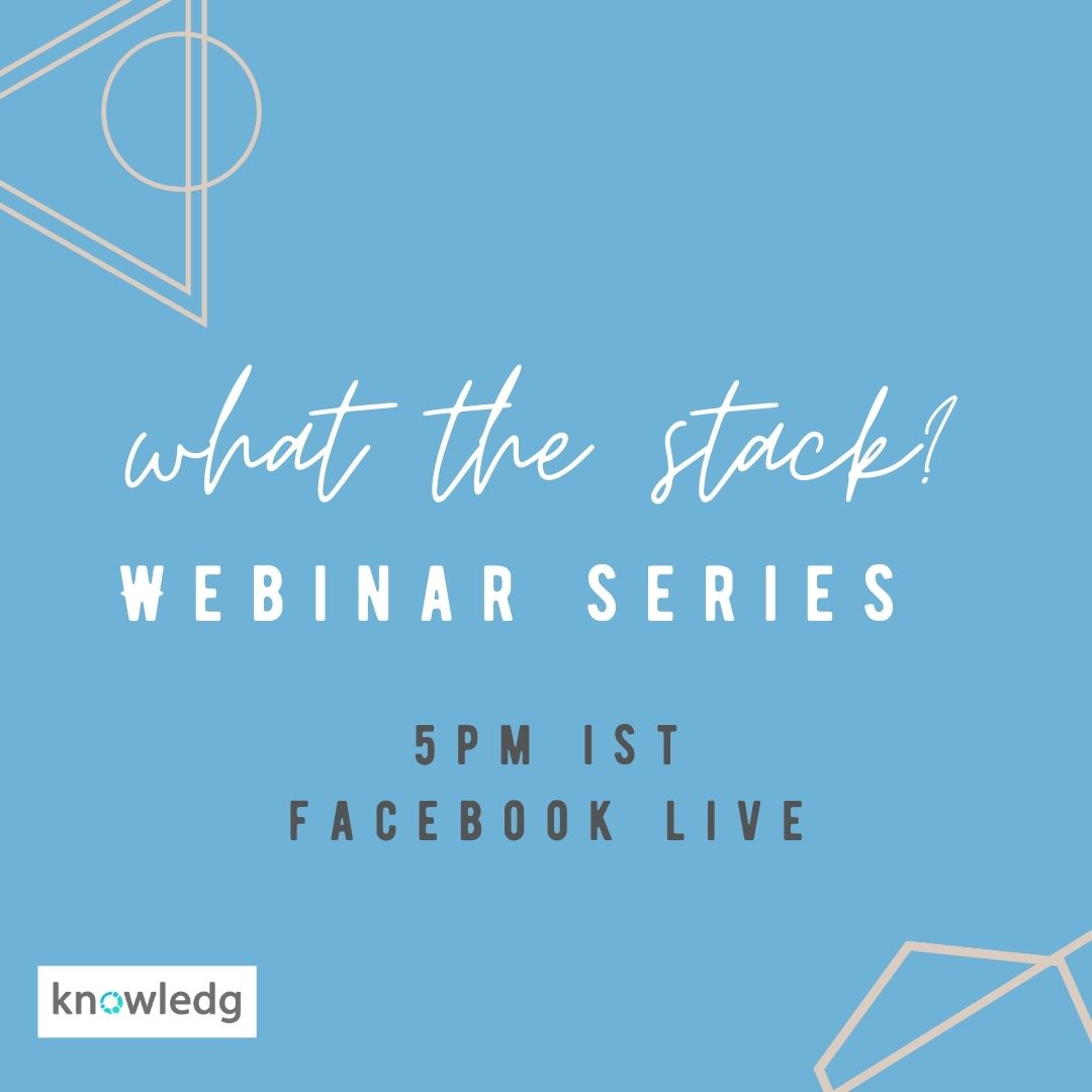 KnowledgCo's tweet image. Don&apos;t forget to tune in to our webinar today at 5 PM on Facebook live!

#webinar #virtual2020 #whatthestack #rubyonrails #mean #mern #lamp #fullstack #facebooklive #whatsmystack