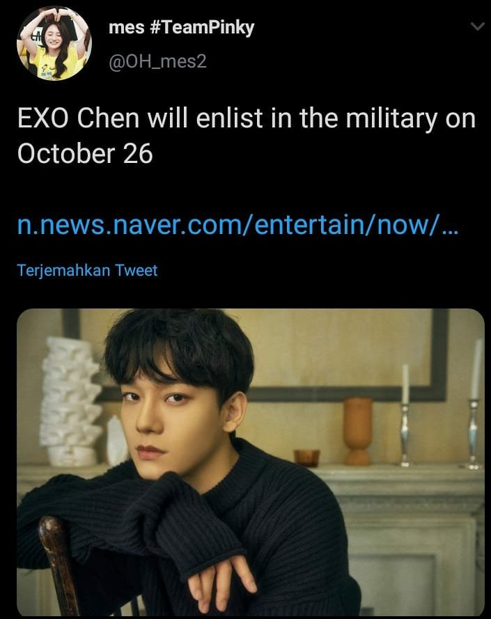 NanginNatali's tweet photo. CHEN october 15th: hello
CHEN october 26th: bye

Ini kah yg dinamakan dibuat bahagia dlu trs dibkin nangis,
diterbangkan kelangit trs dijatuh kan sejatuh jatuhnya? 
#CHEN 
#CHENHelloSingle 
#JONGDAE https://t.co/7RNDnQRgAN