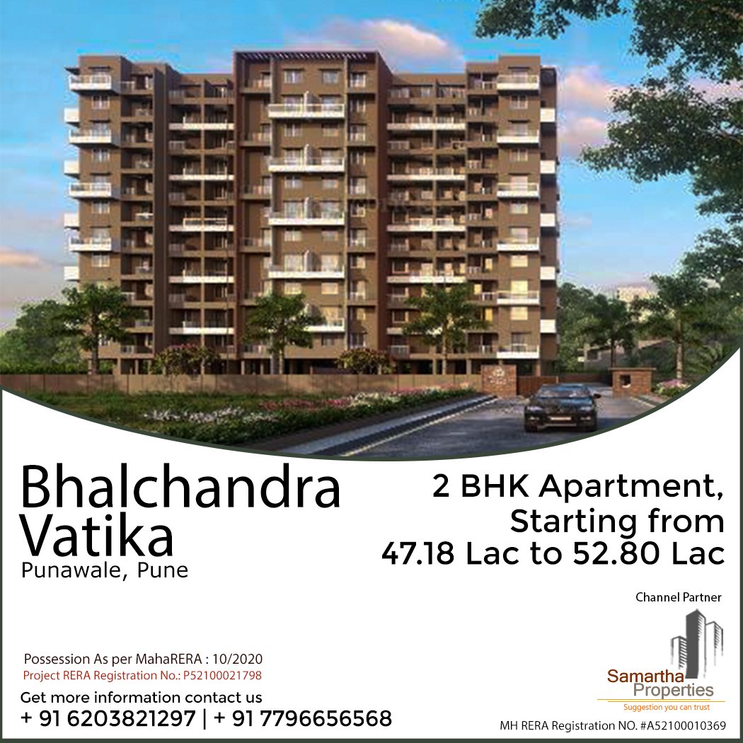 SamarthaProper1's tweet photo. Bhalchandra Vatika
Punawale, Pune

2 BHK Apartment,
Starting from 47.18 Lac to 52.80 Lac

Get more information contact us
+ 91 6203821297 | + 91 7796656568

#properties #property #home #homesweethome #propertyfinder #propertymanagement #home #2bhk https://t.co/0NZ7kixlwZ