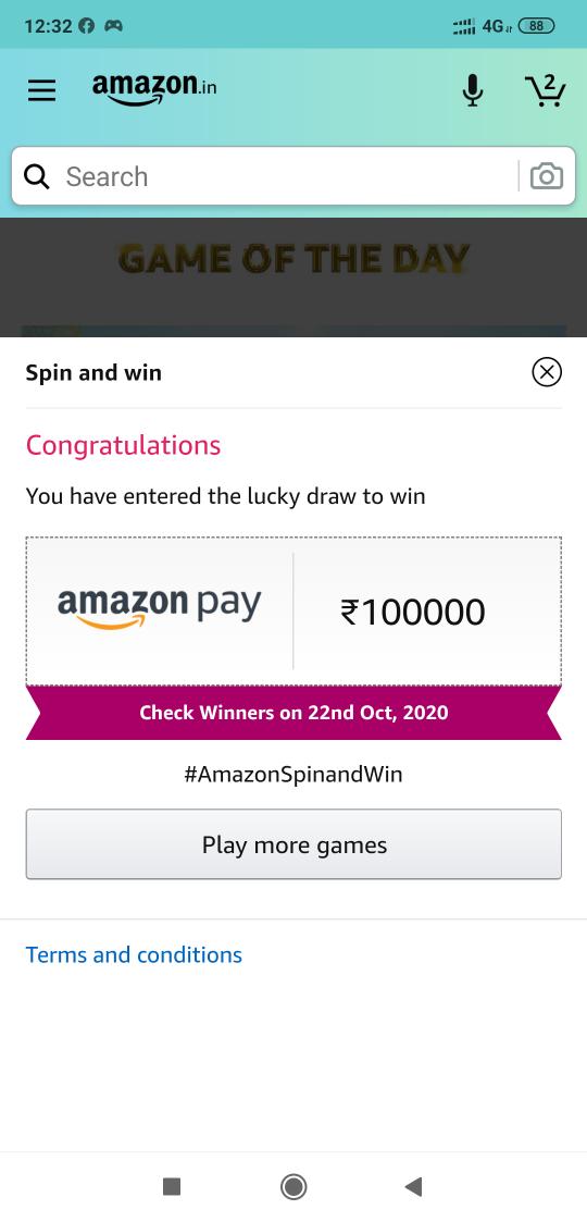 RawTantra's tweet photo. #Amazonspinandwin @amazonIN https://t.co/zHBTgBPWfS