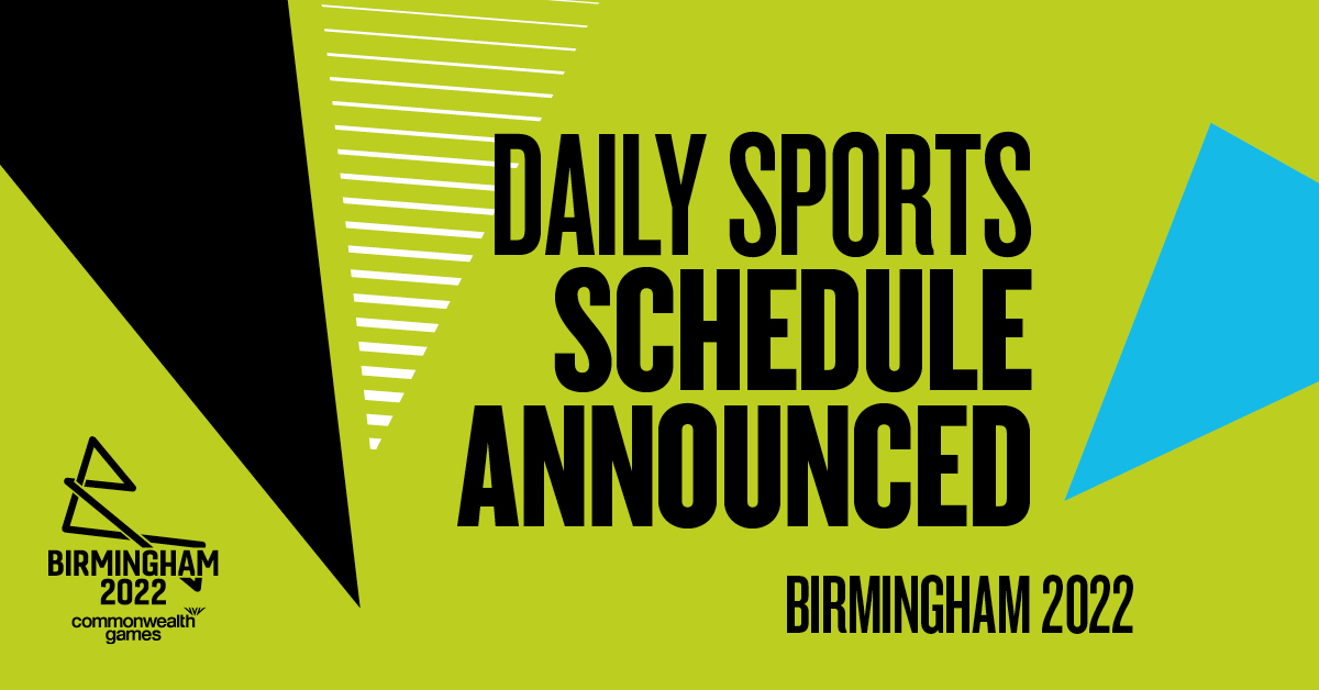 We’ve today unveiled our daily sport schedule, giving you a first look at when you can see your favourite sports at #Birmingham2022.
 
Check it out now: birmingham2022.com/the-games/sche…

#Sport #B2022