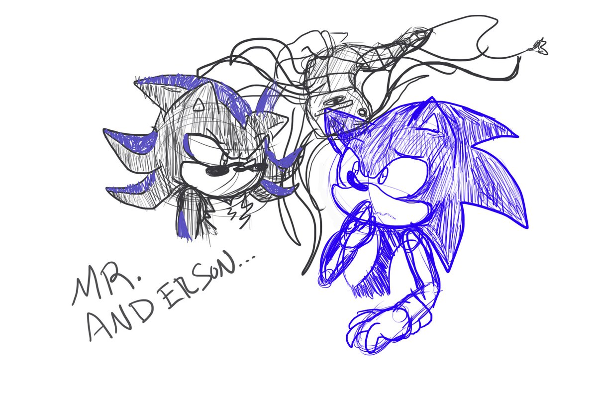 When I first got a tablet and started drawing digitally, these were a handful of my very first pieces lol. It took a good while for me to get comfortable making the jump between traditional pencil art and digital...! #sonicthehedgehog