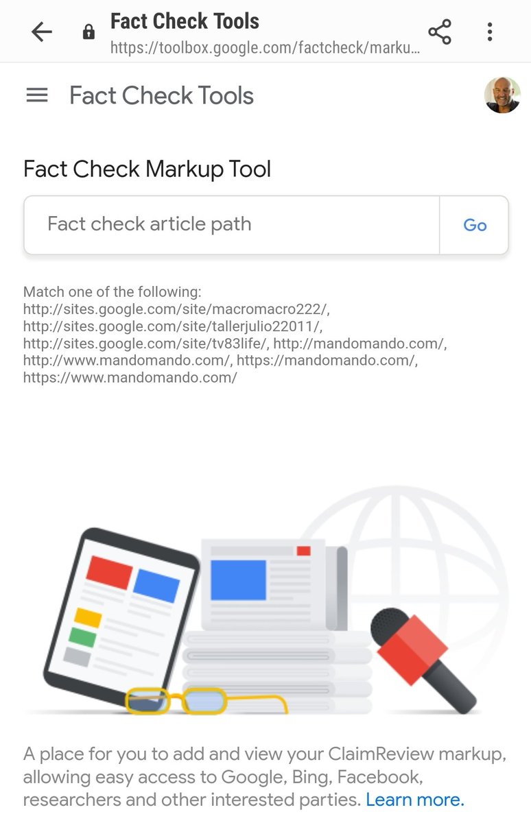 mandomando's tweet image. Herramientas de Google para contrastar bulos, «fake news» y noticias sospechosas Via @ALVY @microsiervos 

#FactCheckExplorer
#MarkupTool

#FactCheck
#FakeNews
#Comunicación
#Protocolos

microsiervos.com/archivo/leyend…