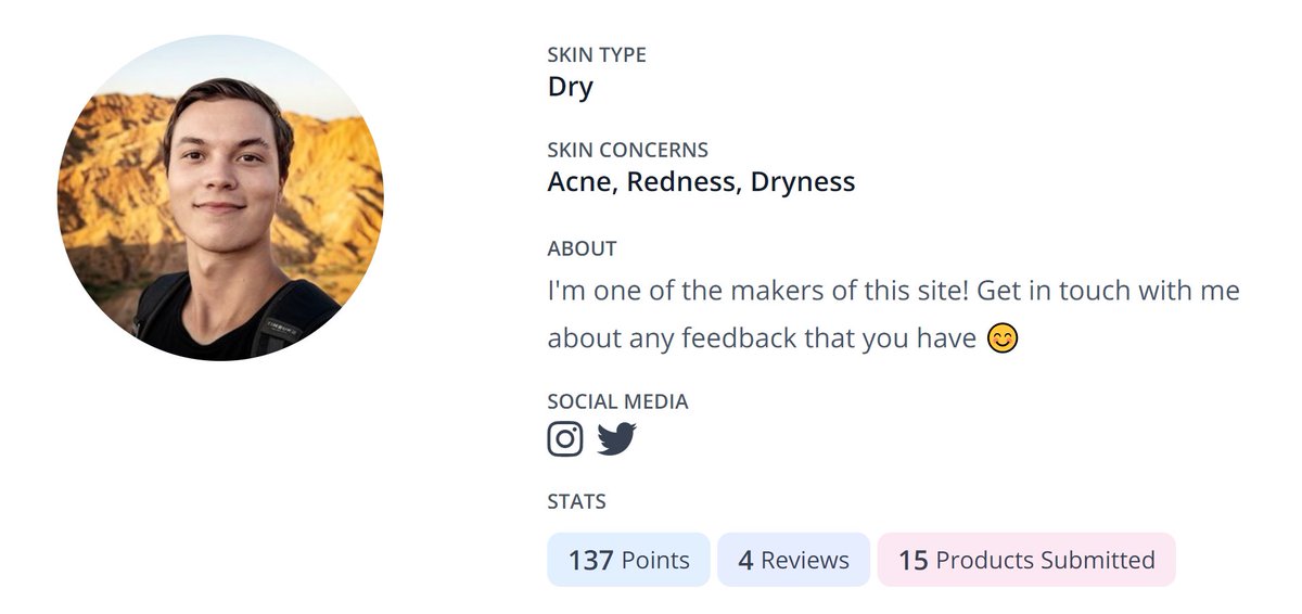 SkinSortHQ's tweet image. New feature 🎉

We've added a points system! You can earn points by leaving reviews, submitting products, and sharing your routine!

Join SkinSort and start earning points 👇
skinsort.com