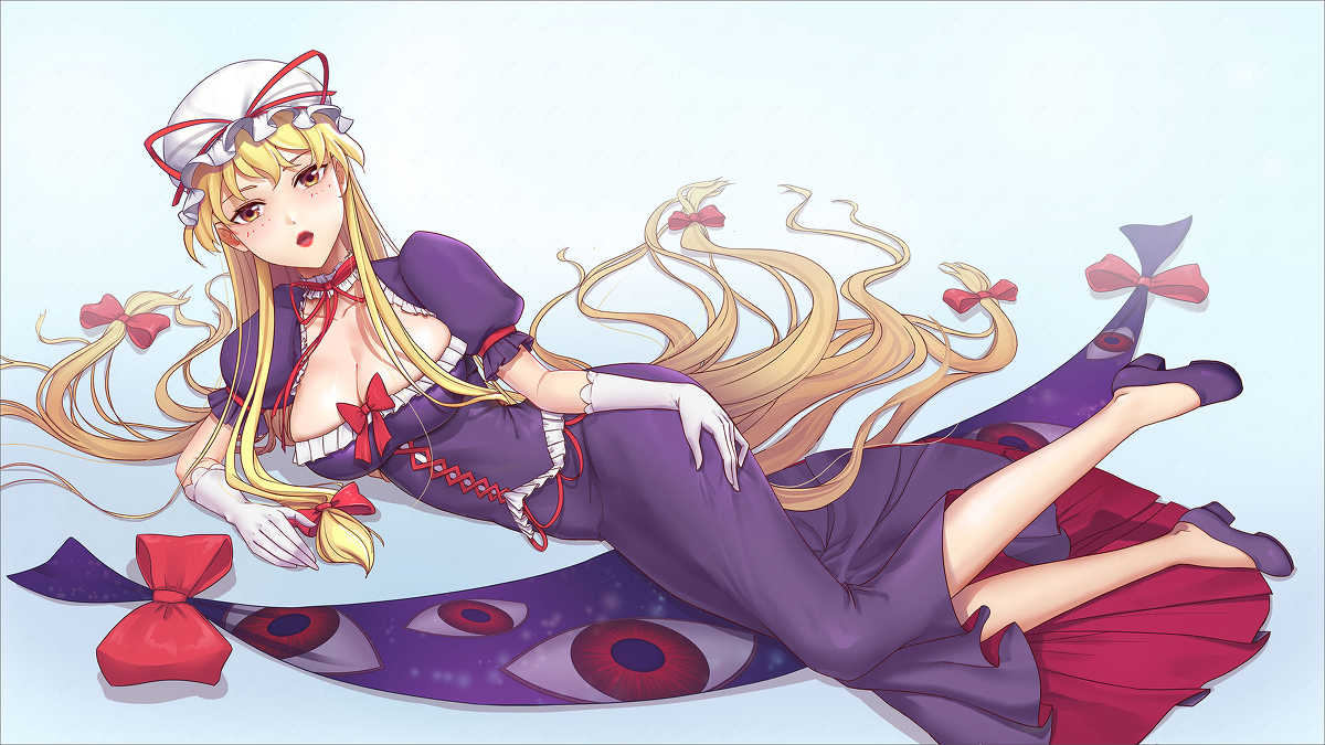 Slinly 八雲紫 東方project 八雲紫 巨乳 女の子https T Co Axo31cxopa