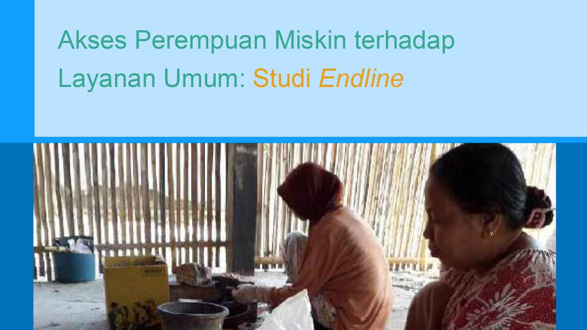 ProgramMAMPU's tweet image. Sahabat MAMPU, hasil studi endline Akses Perempuan Miskin terhadap Layanan Umum oleh #SMERU menunjukkan perubahan akses terlihat nyata pada 2 tema kerja MAMPU, baik dari  ketersediaan layanan maupun perilaku dalam mengakses layanan. Selengkapnya di bit.ly/3k3nTV7