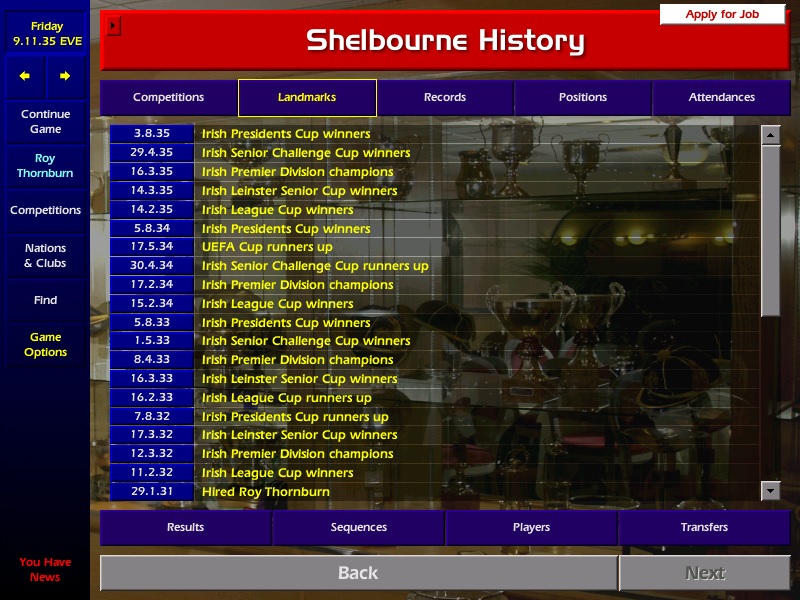 blig78's tweet photo. It'll take me a fair while to be more successful with a team....save still going, now rebuilding Sheffield Wednesday, just got them promoted out of League Two #CM0102 #LongSave https://t.co/FF42JWpUbi