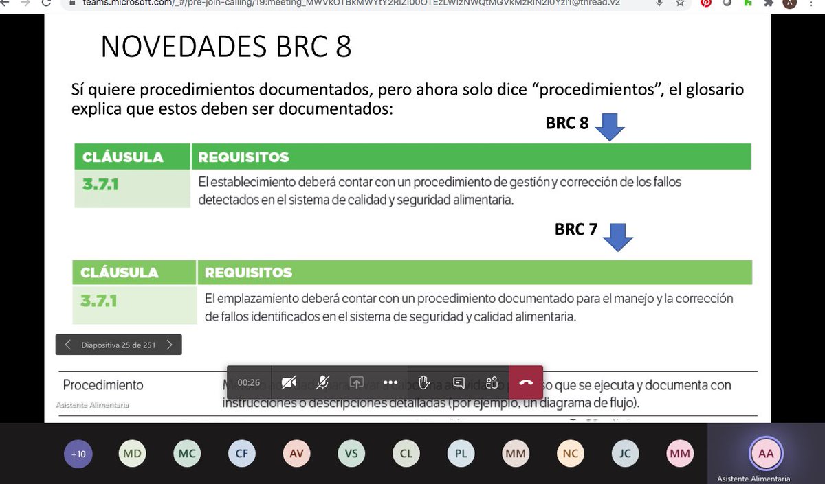 OTECInocuidad's tweet photo. 👩🏽‍💻 Ahora: realizando curso Interpretación BRC 8 (08 hrs) y Auditores Internos GFSI (08 hrs) con los relatores Luis Hernández y César Rodríguez @SenceChile @OTICSOFOFA #puertovaras #puertomontt #Chiloé todos nuestros cursos en modalidad online 😷 https://t.co/yYa4E6QTcr