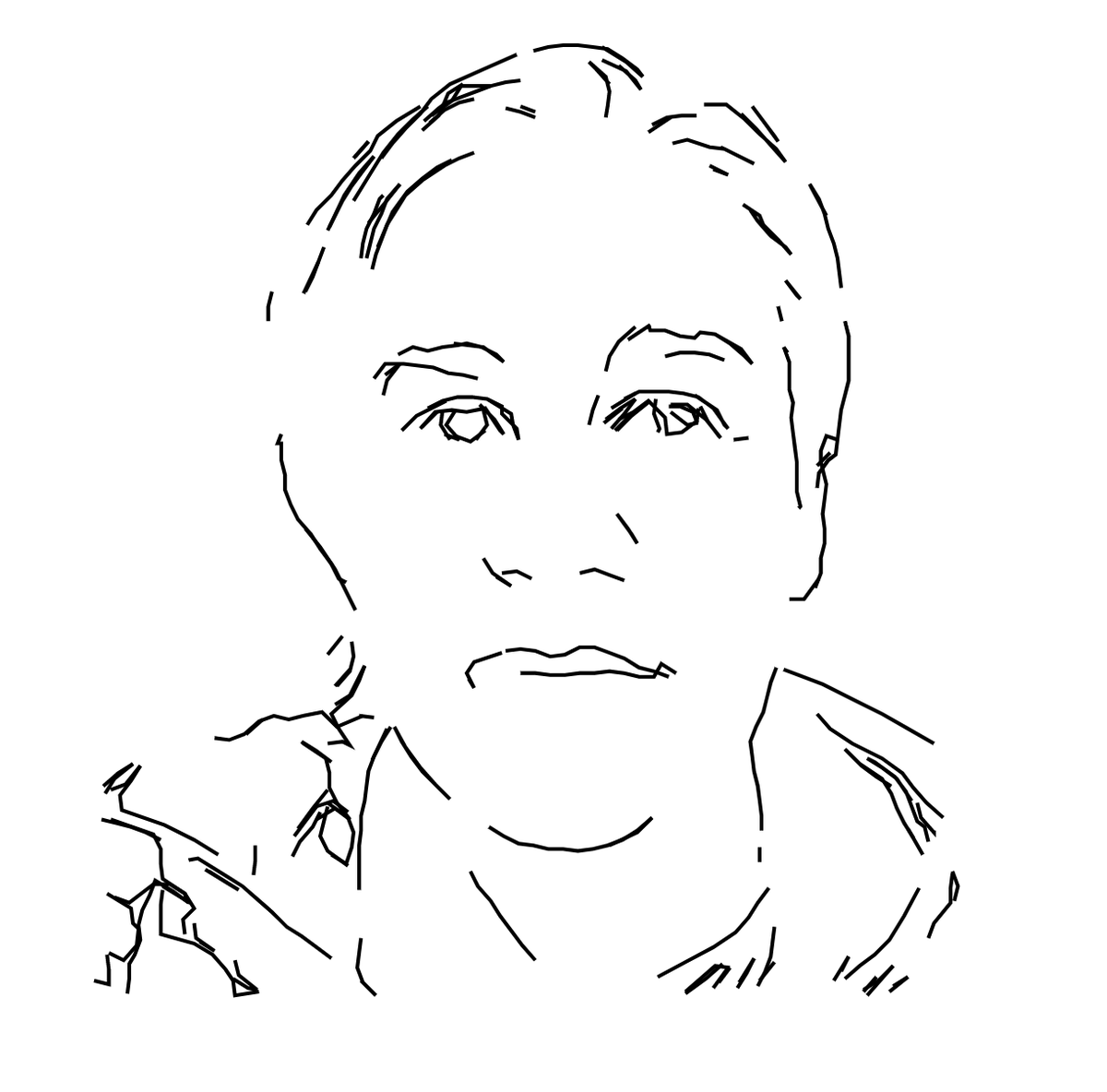 birdtwitchr's tweet photo. just sent my selfie to the drawing robot to become part of the huge wall mural at @kaleider studios - join in here to be drawn by a robot :) ... part of the @SW_CTN #AutomationShowcase today - so many fascinating presentations. https://t.co/AvfUIktzA4 https://t.co/qfaDQ68d2u